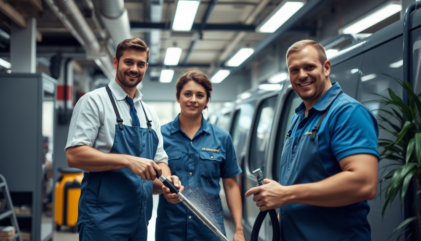 Cleaning company new website