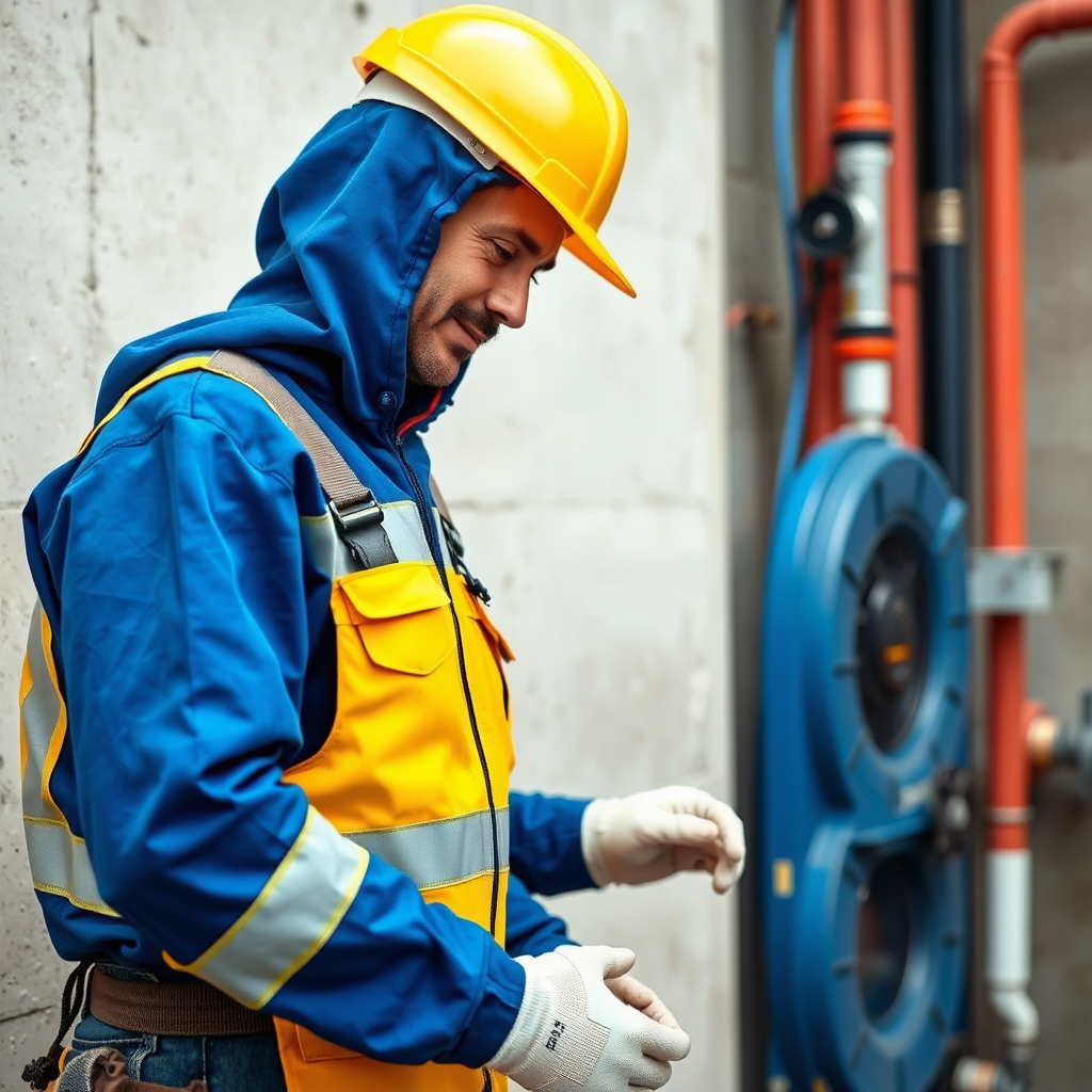 Professional HVAC technician