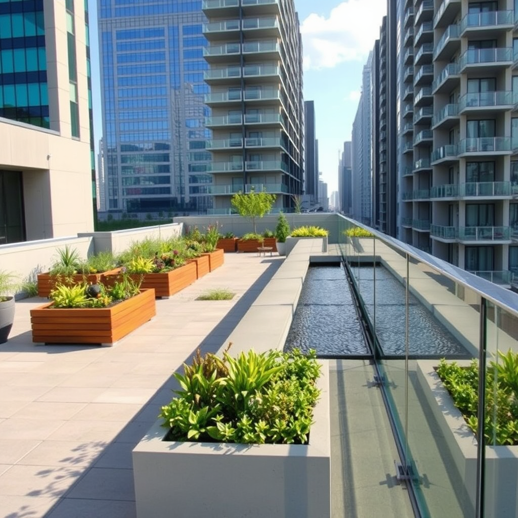 Project: Urban green roof terrace