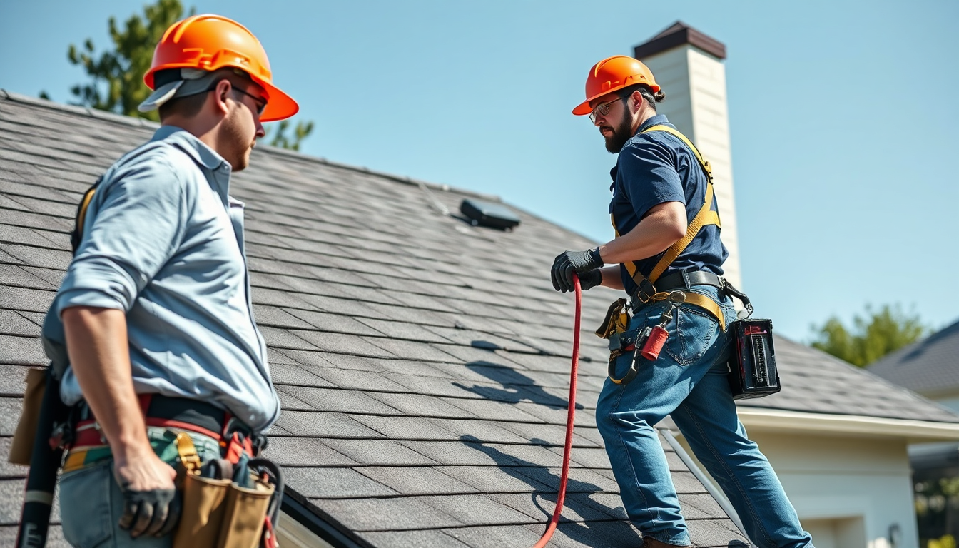 Professional roofing contractor