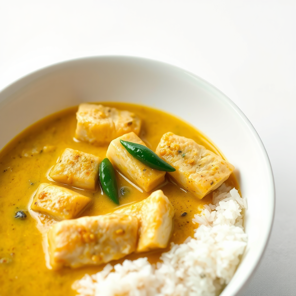 Hilsa fish curry in mustard sauce