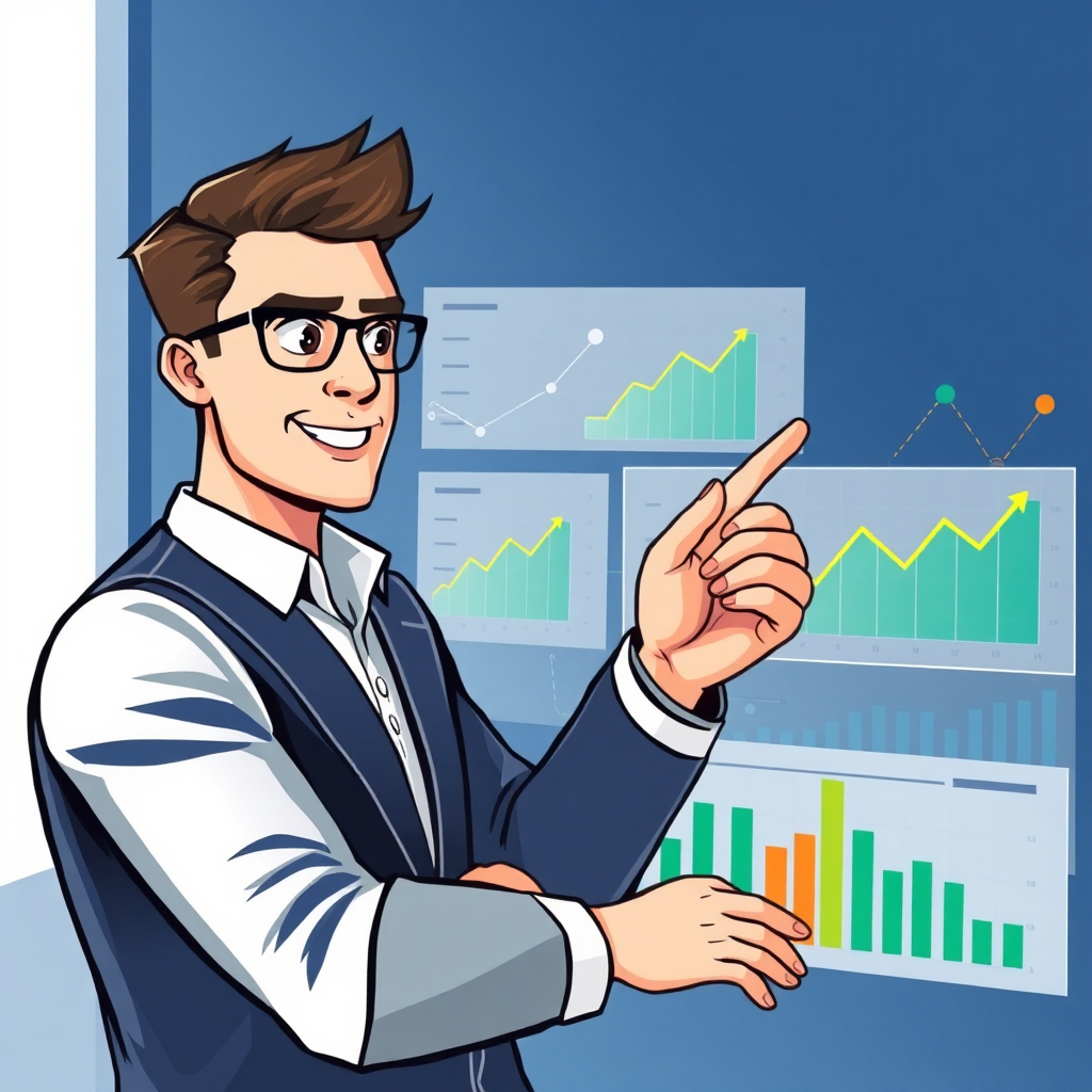 Illustration of digital growth and strategy