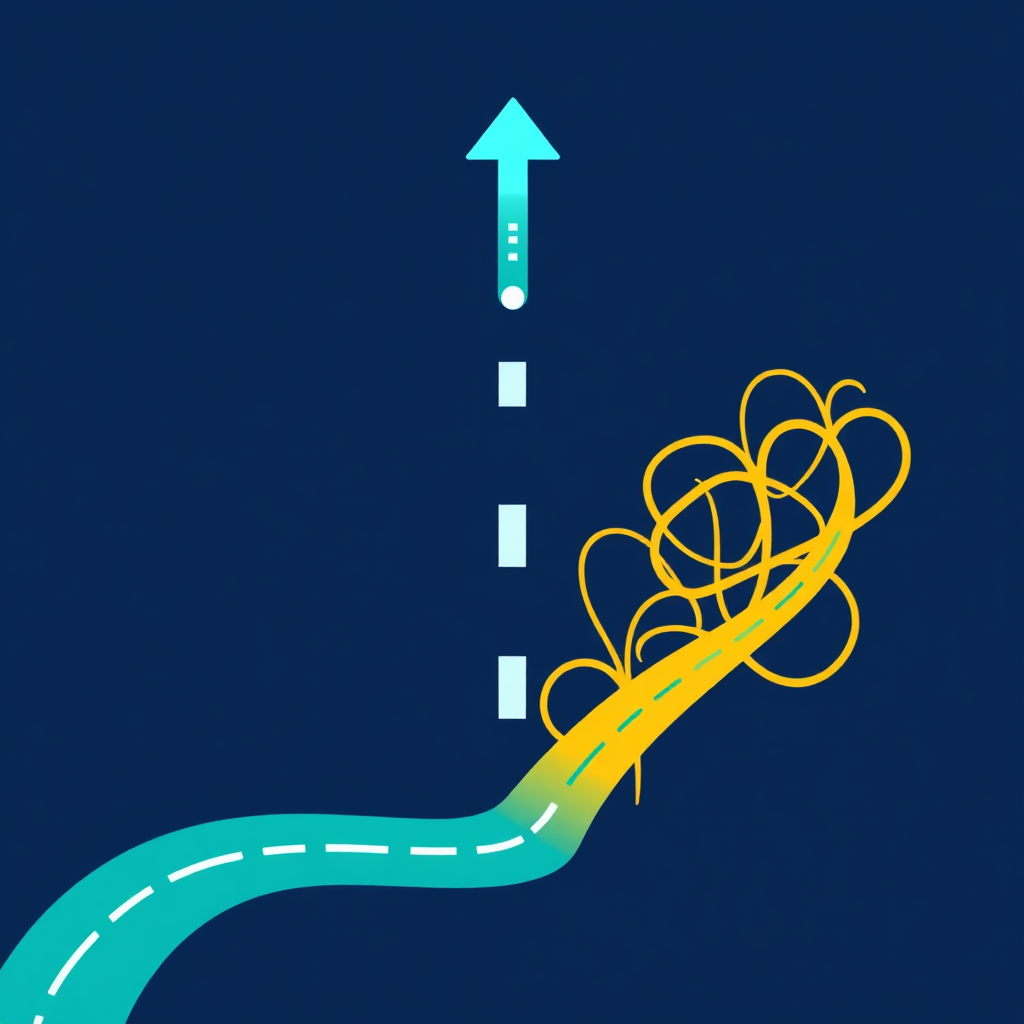 Modern business solution graphic