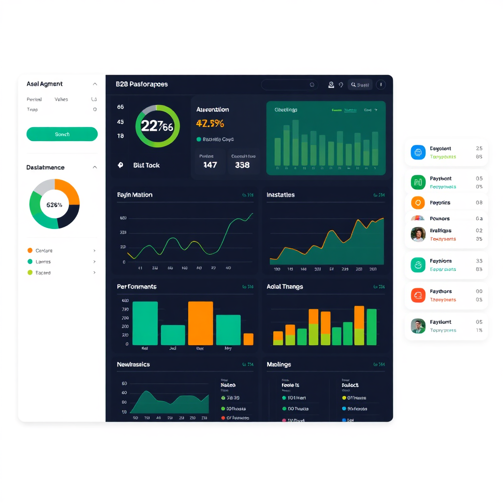 B2B Software Company Dashboard