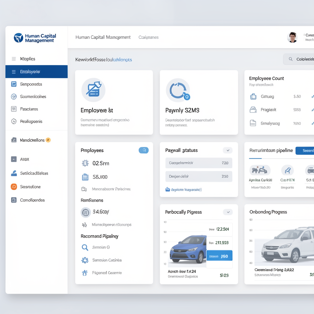 UNI HCM dashboard example