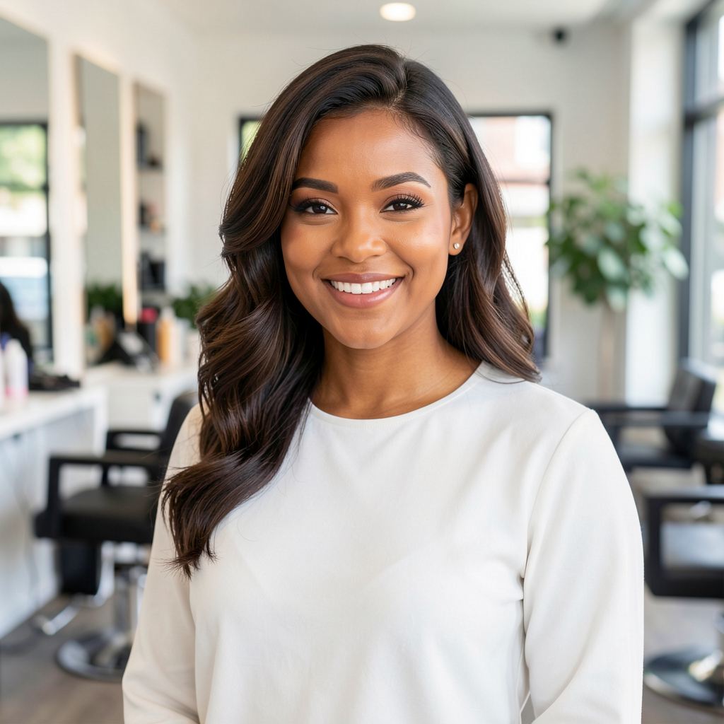 Professional photo of Sarah Chen, Hairstylist.