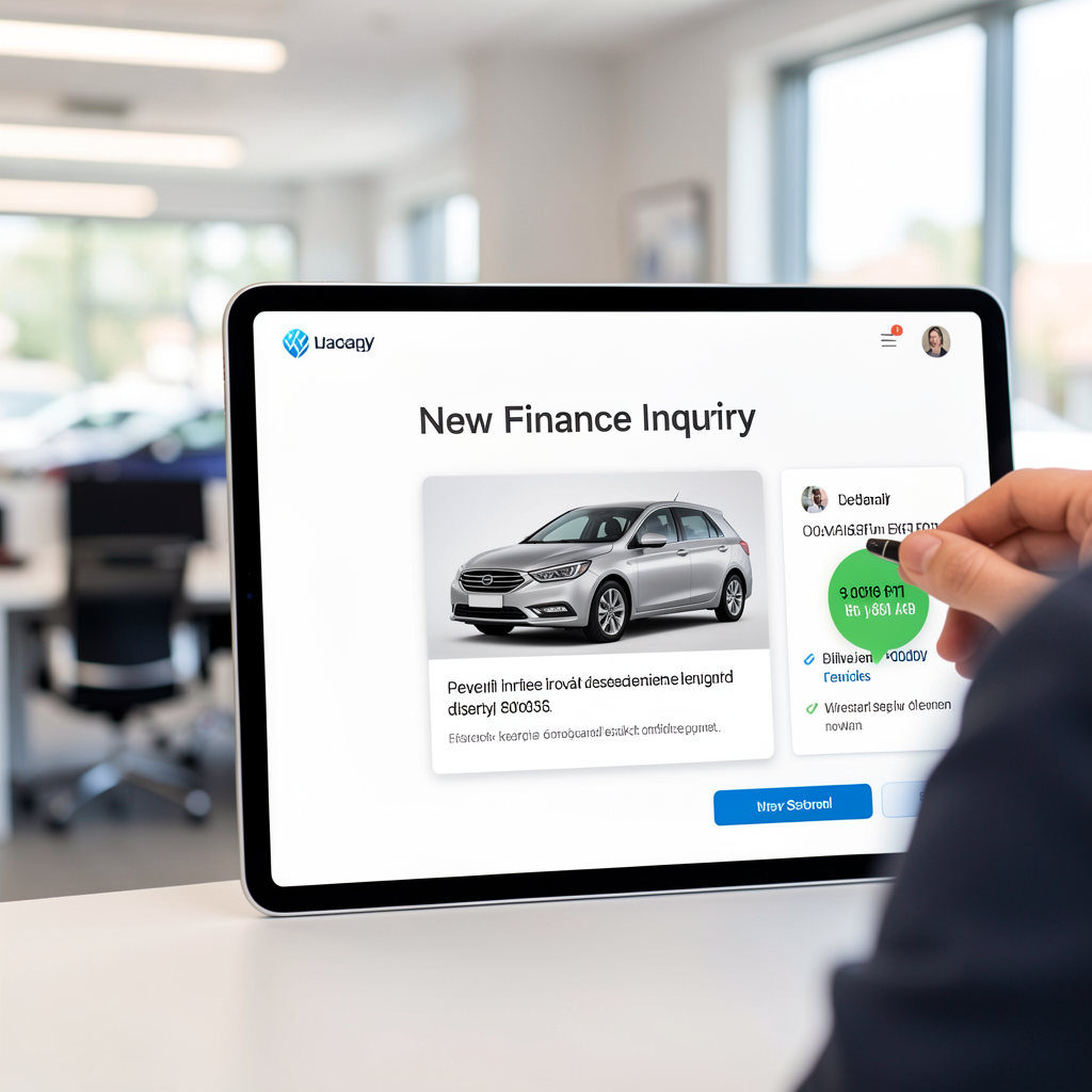 Finance inquiry notification