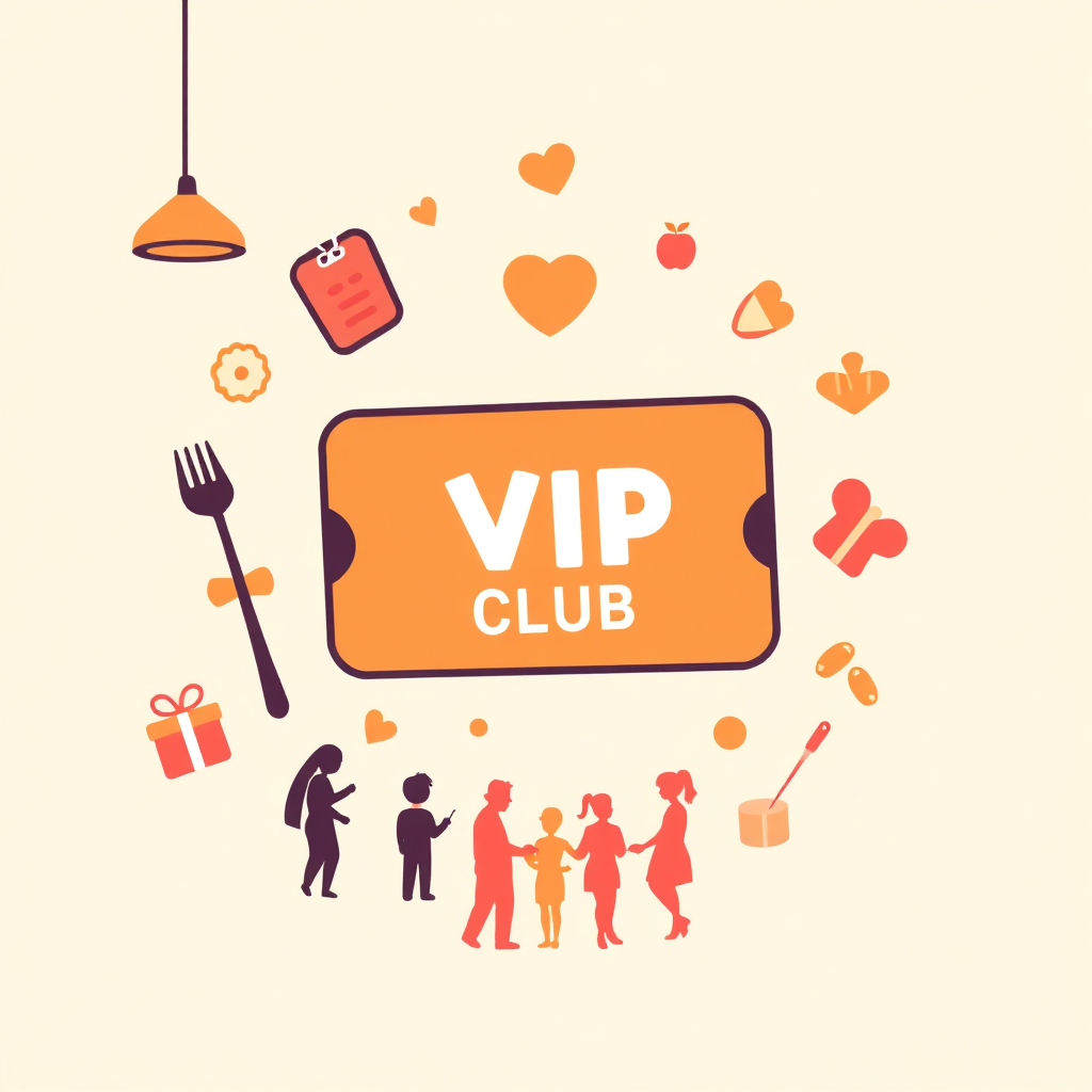 Illustration representing the VIP Club