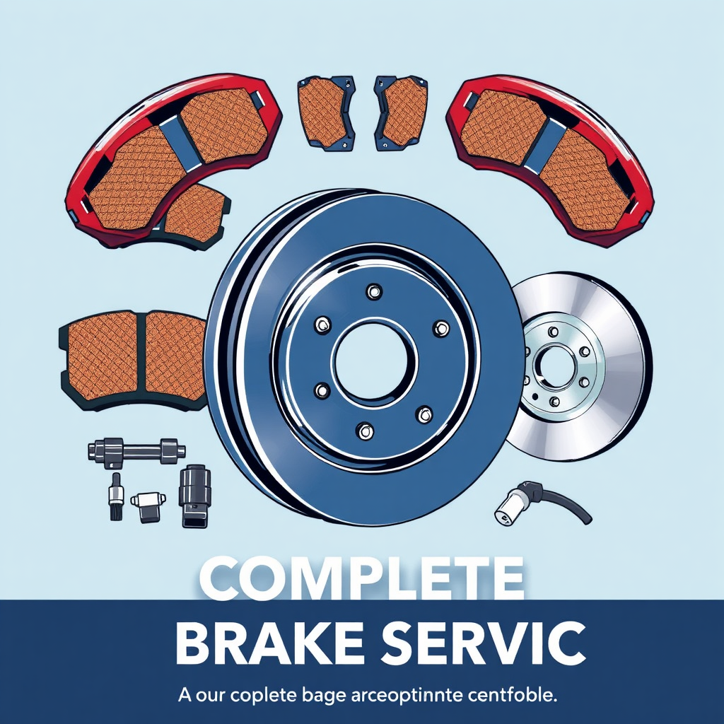 Create a photorealistic image of a mechanic using a diagnostic tool on a car's brake system. The mechanic should appear focused and professional. The diagnostic tool's screen should display relevant data, indicating a brake system issue. The background should feature a clean and organized repair shop. The lighting should be bright and even, illuminating the work area. The camera angle should be a medium shot, capturing both the mechanic and the diagnostic process. Convey expertise and precision.