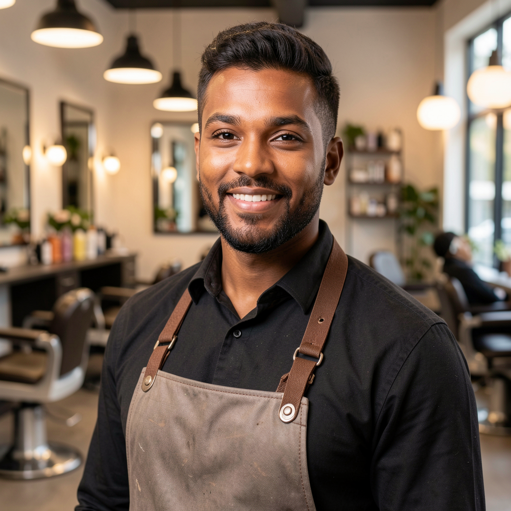 Professional photo of Marcus Bell, Barber.