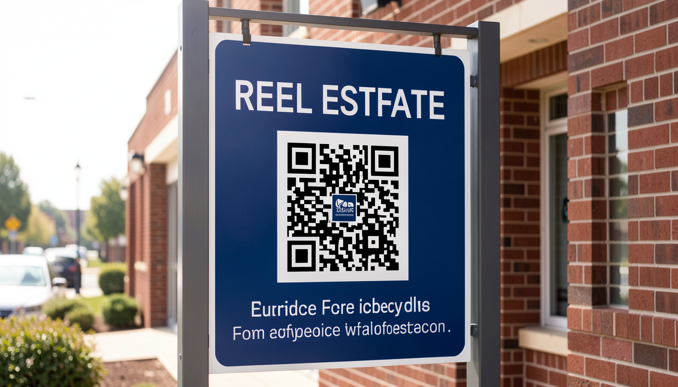 QR Code on Real Estate Sign