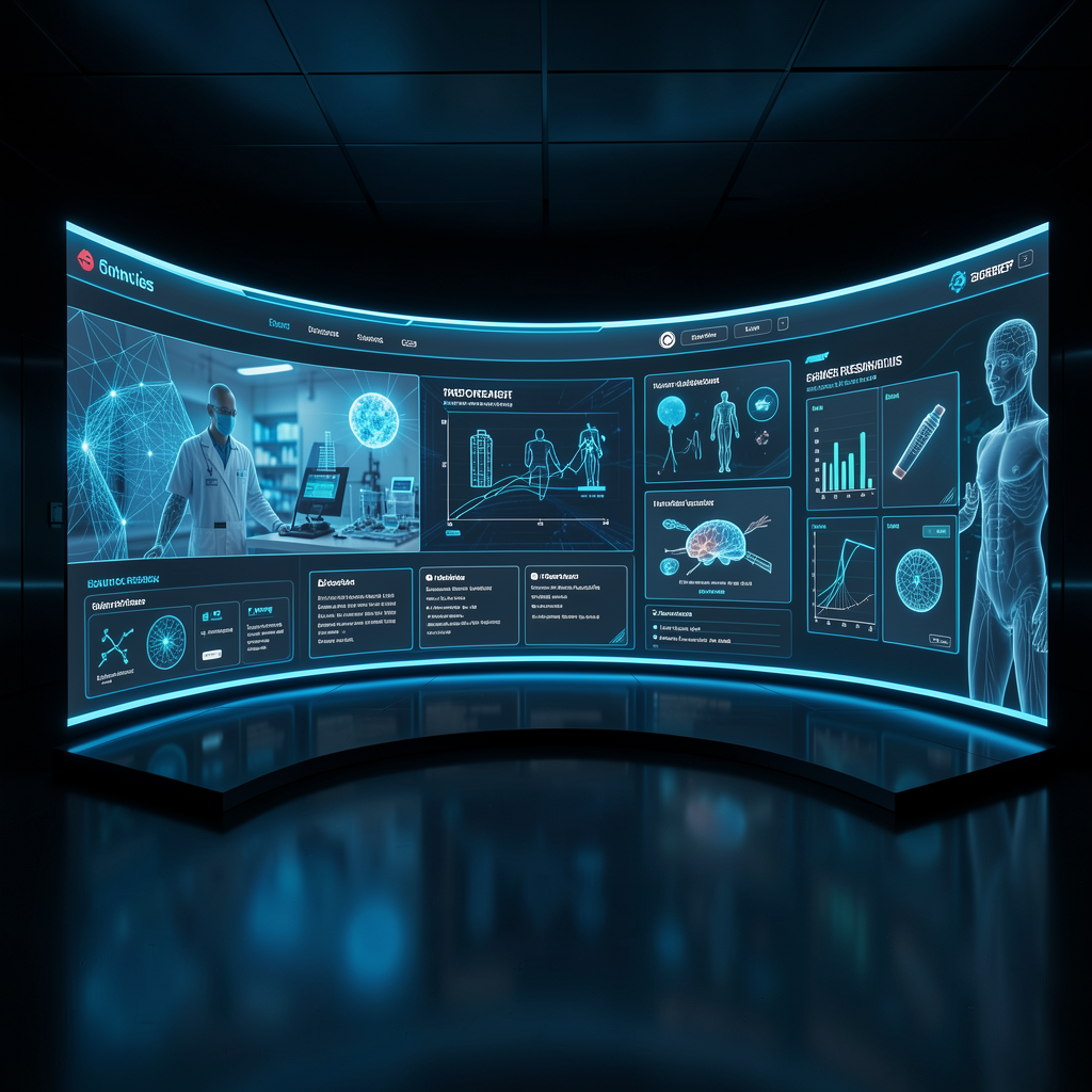 Biotech portal case study visual
