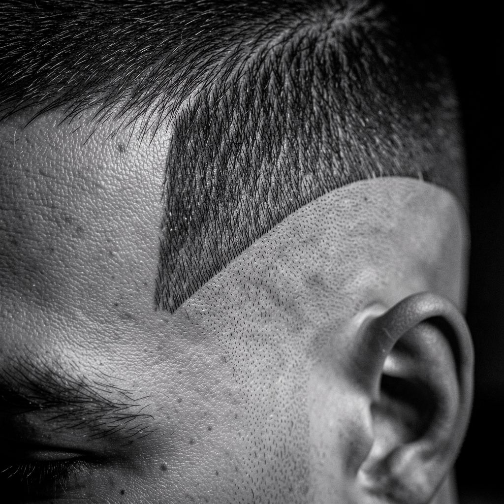 Skin fade haircut
