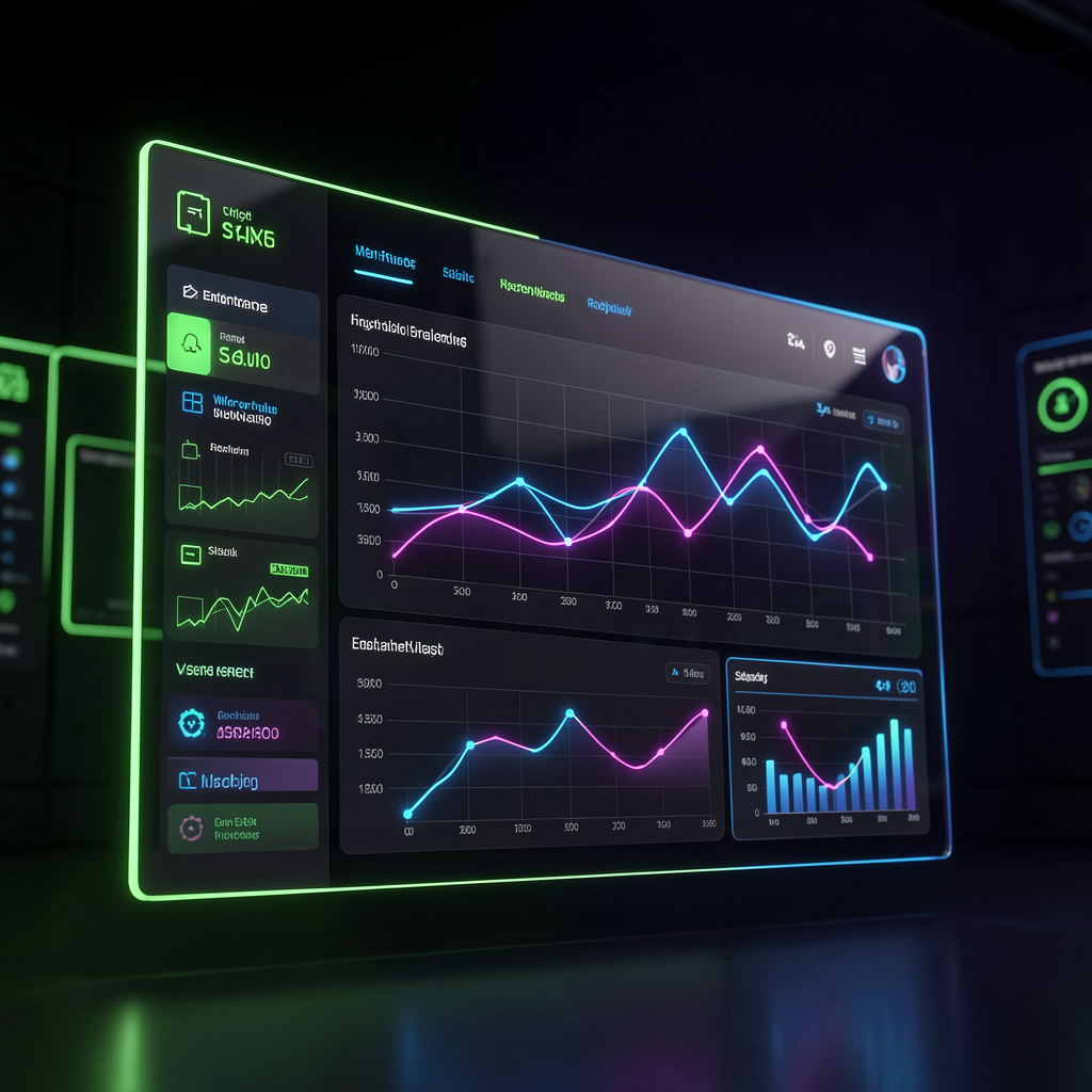 Digital agency web platform dashboard preview