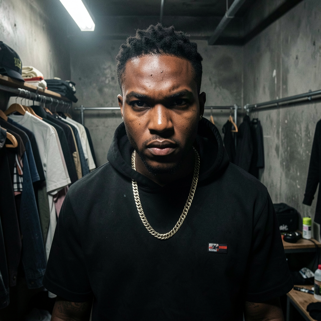 Backstage portrait