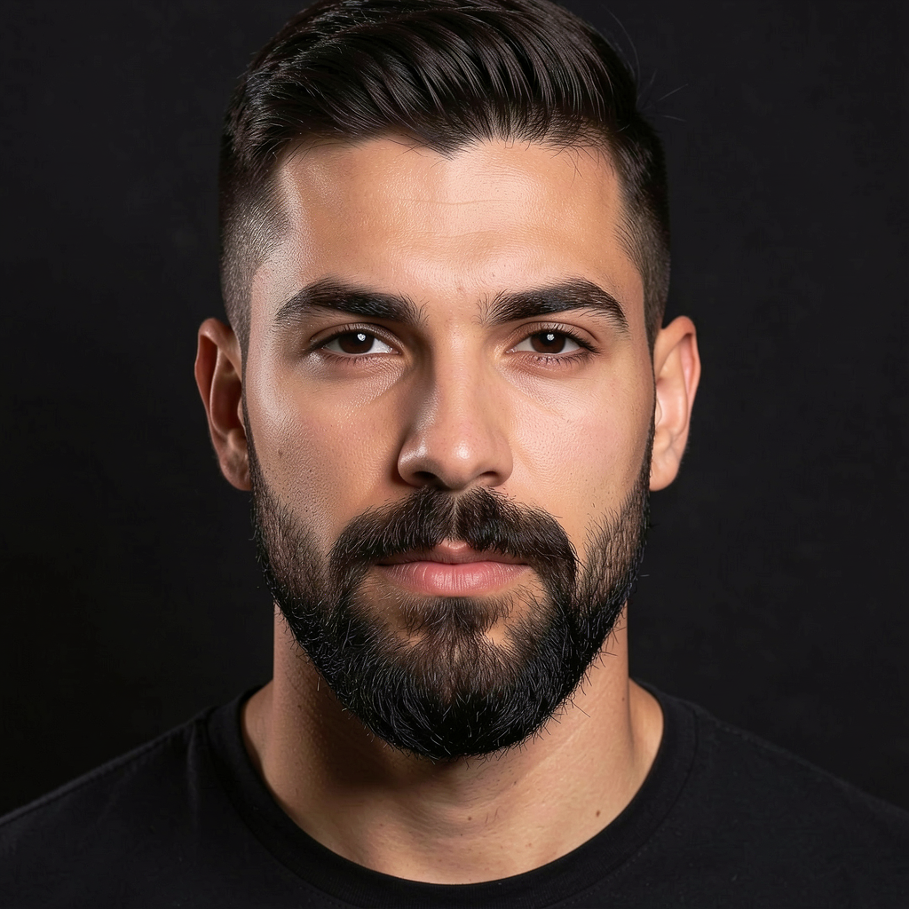 Beard sculpt and trim