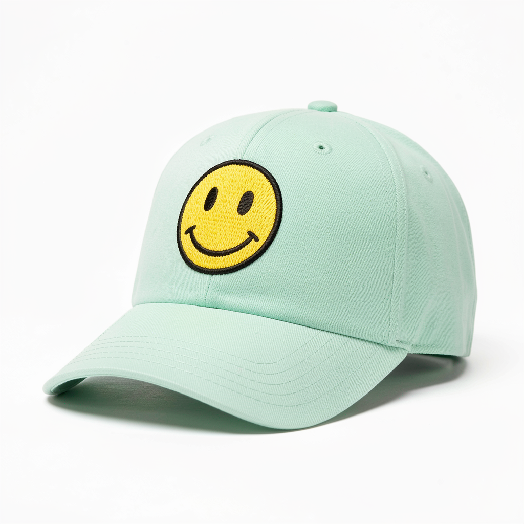 Mint Smiley Cap