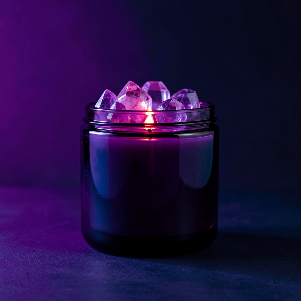 Amethyst Sovereign Healing Candle