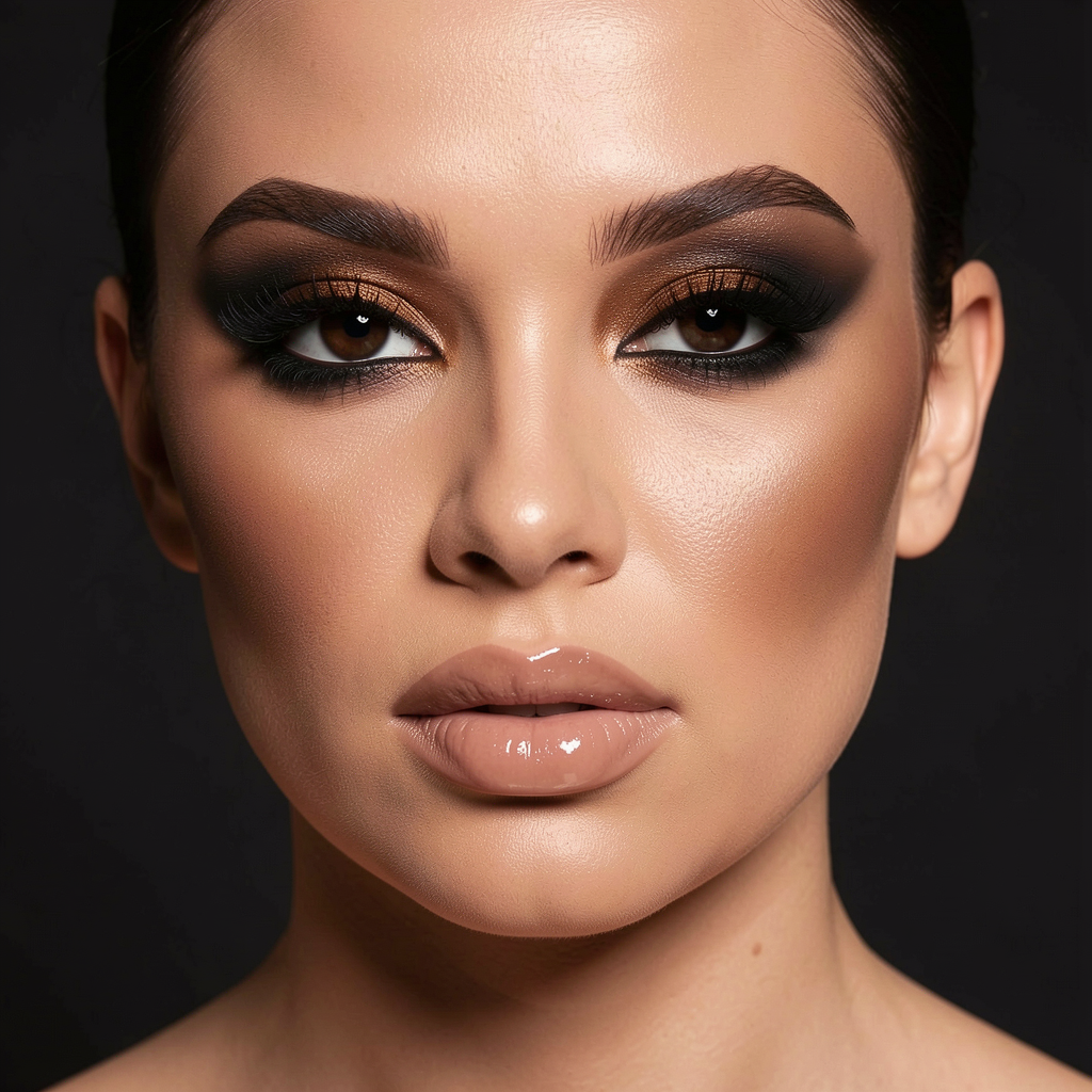 Seductive smokey eye look