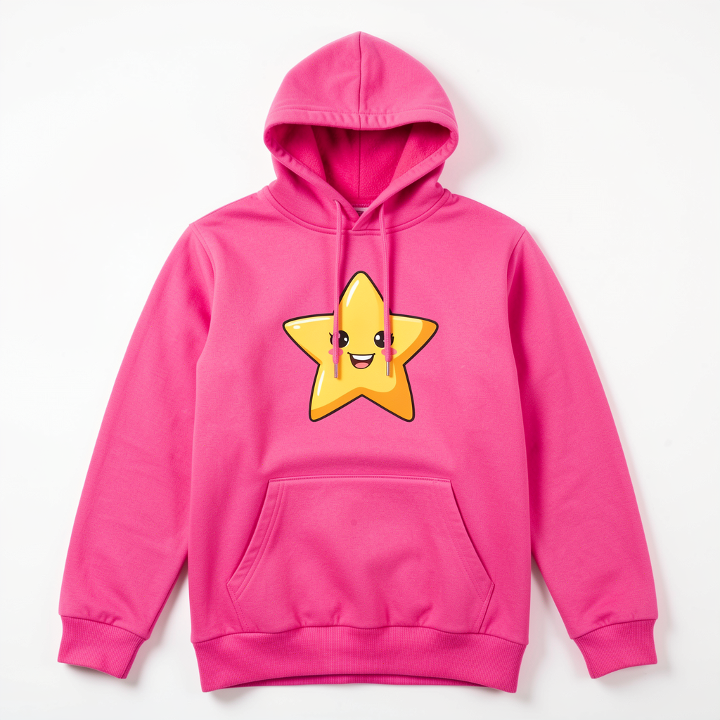 Pink Star Hoodie