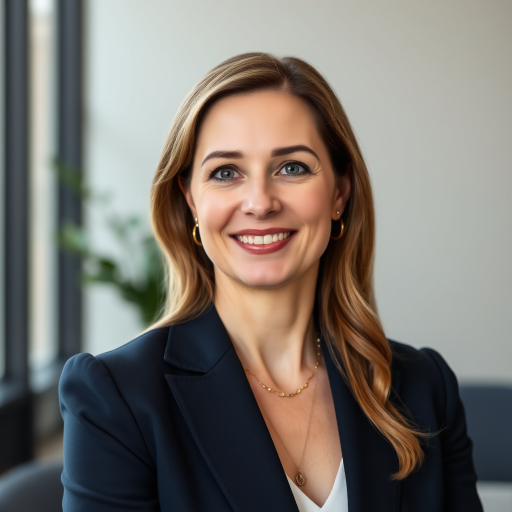 Headshot of Aoife Keane solicitor in Limerick in a refined professional style