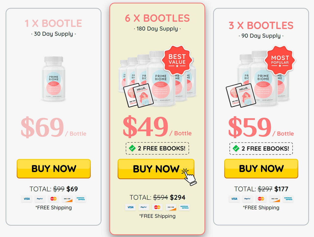primebiome pricing