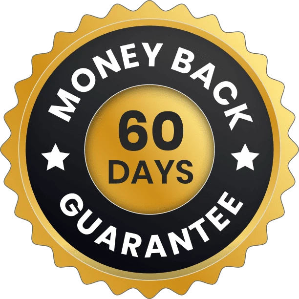 60days money back gurantee