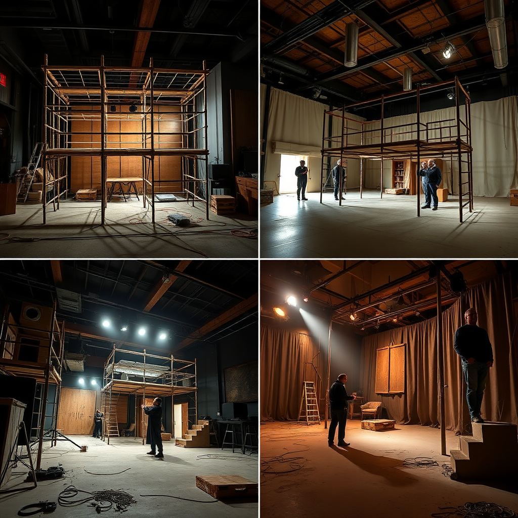 A time-lapse video montage showing the creation of a set for the 'Love Unwritten' TV show. From bare scaffolding to a fully realized and immersive environment, capturing the hard work and dedication of the production team.