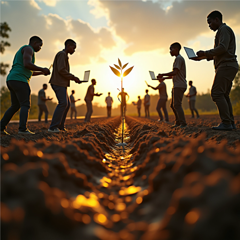 An abstract and vibrant image representing the world of music. Envision a swirling vortex of musical notes and sound waves, rendered in a dynamic and colorful style. The lighting should be energetic and pulsating, reflecting the rhythm and energy of music. The color palette should be a mix of bright and bold colors, creating a sense of excitement and movement. The camera angle should be a close-up shot, emphasizing the intricate details of the musical elements. Consider incorporating elements like musical instruments or headphones to enhance the connection to music.