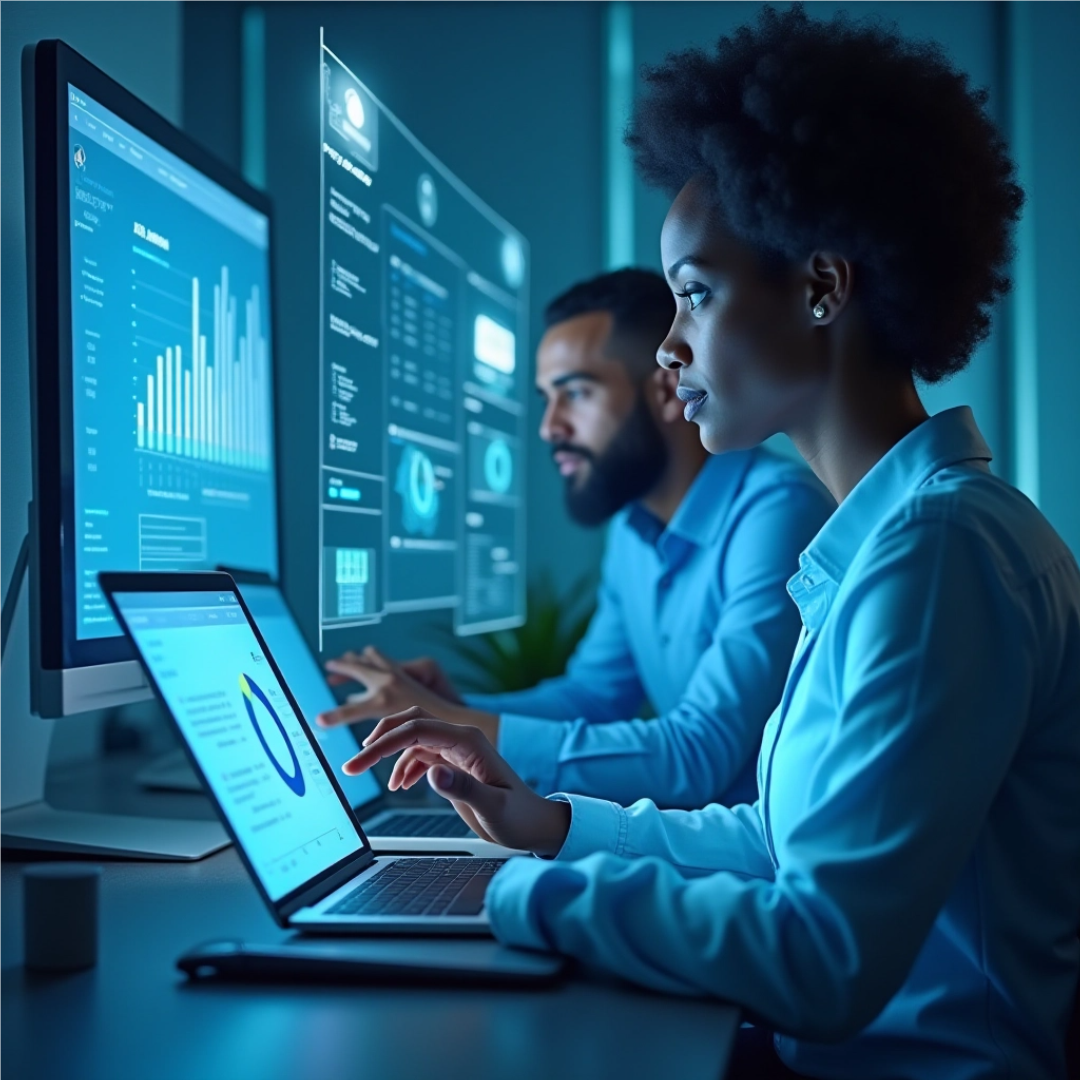 A stylized, photorealistic image showing a handshake between two professionals representing BangLeads and Operion, set against a backdrop of the American flag and financial charts. The handshake signifies partnership and trust, while the background elements symbolize the U.S. market and financial expertise. Lighting: warm and inviting. Color palette: patriotic red, white, and blue with professional gray accents. Camera angle: eye-level, emphasizing the sincerity of the handshake. Texture details: subtle, emphasizing the professional attire and clean environment. Style: Modern corporate illustration with realistic touches. Technical specs: 8K resolution, photorealistic rendering.