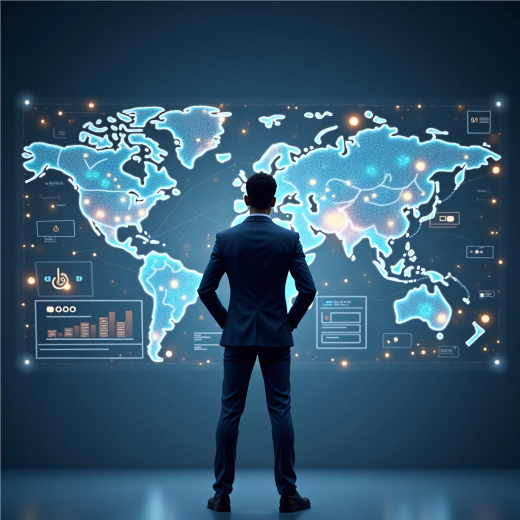 A photorealistic image of a digital dashboard displaying real-time analytics and key performance indicators (KPIs). The dashboard features visually appealing charts, graphs, and data visualizations. The color palette is vibrant and informative, with clear distinctions between different data points. The lighting is bright and clear, emphasizing the readability of the information. The style should be professional and trustworthy, conveying the power of data-driven decision-making.