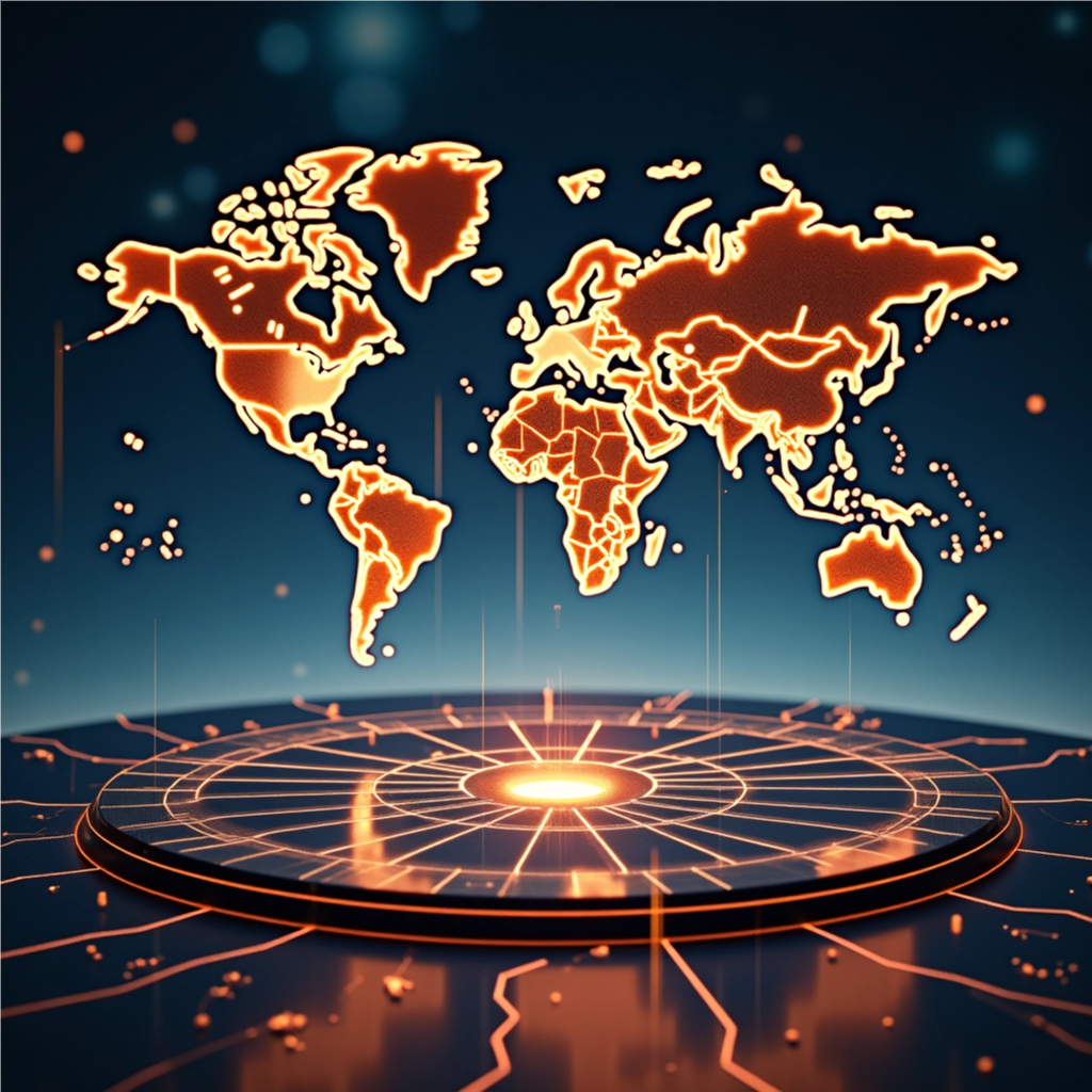 A stylized image representing the essence of Wanzia Products as a hub for digital content. Envision a central glowing sphere representing 'Wanzia,' with streams of light emanating outwards, each terminating in an icon representing a different digital product category: a book, a film reel, a musical note. The background is a deep, rich blue, symbolizing the vastness of the digital world. The style is modern and minimalist, with clean lines and a focus on visual clarity. Lighting should be soft and ethereal, creating a sense of wonder and discovery. The image should evoke feelings of connection, exploration, and access to diverse digital content. Technical specs: 4K resolution, high quality rendering.