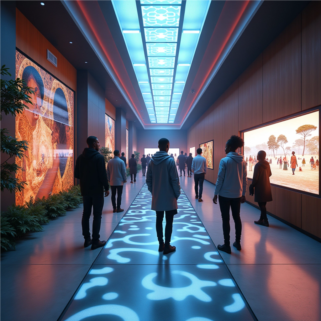 Licensee guiding tourists to a heritage site/event. Style: respectful, sustainable, cultural.