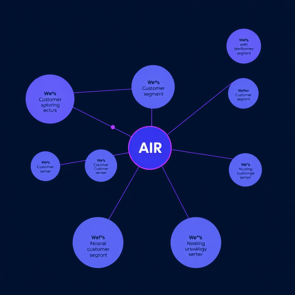 AI customer segmentation network