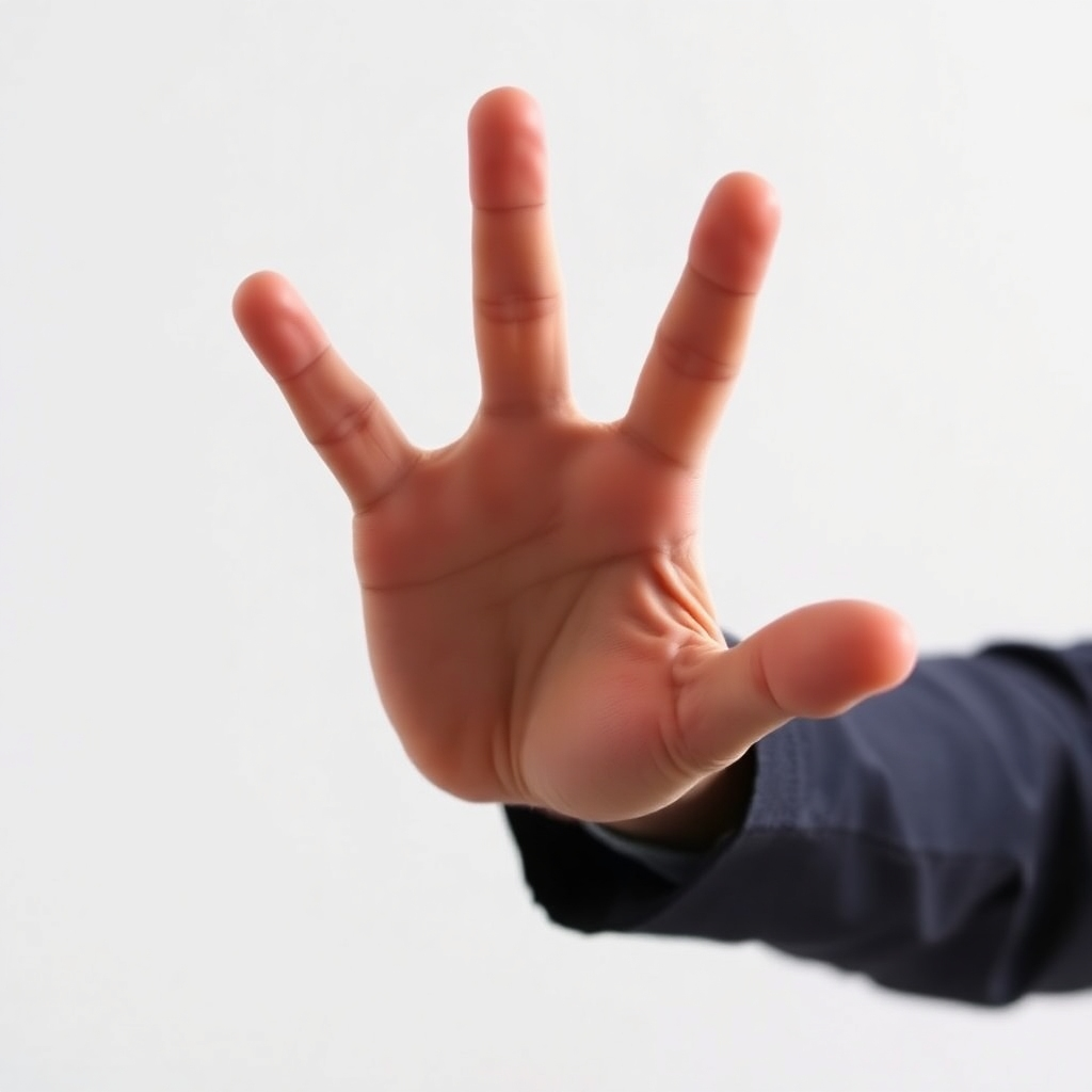  A hand reaching out to make contact, symbolizing getting started. Use a friendly and approachable style.