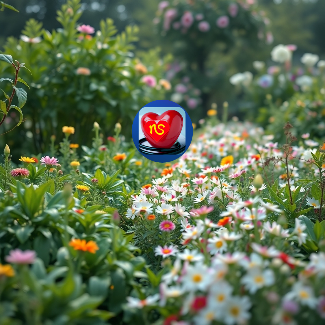 A photorealistic image depicting a thriving garden with lush vegetation and abundant flowers. The garden should symbolize growth and prosperity, and the overall tone of the image should be peaceful and harmonious. The lighting should be soft and diffused, creating a sense of calm and tranquility. Style reference: Nature photography. Technical specs: 4K resolution, high quality.