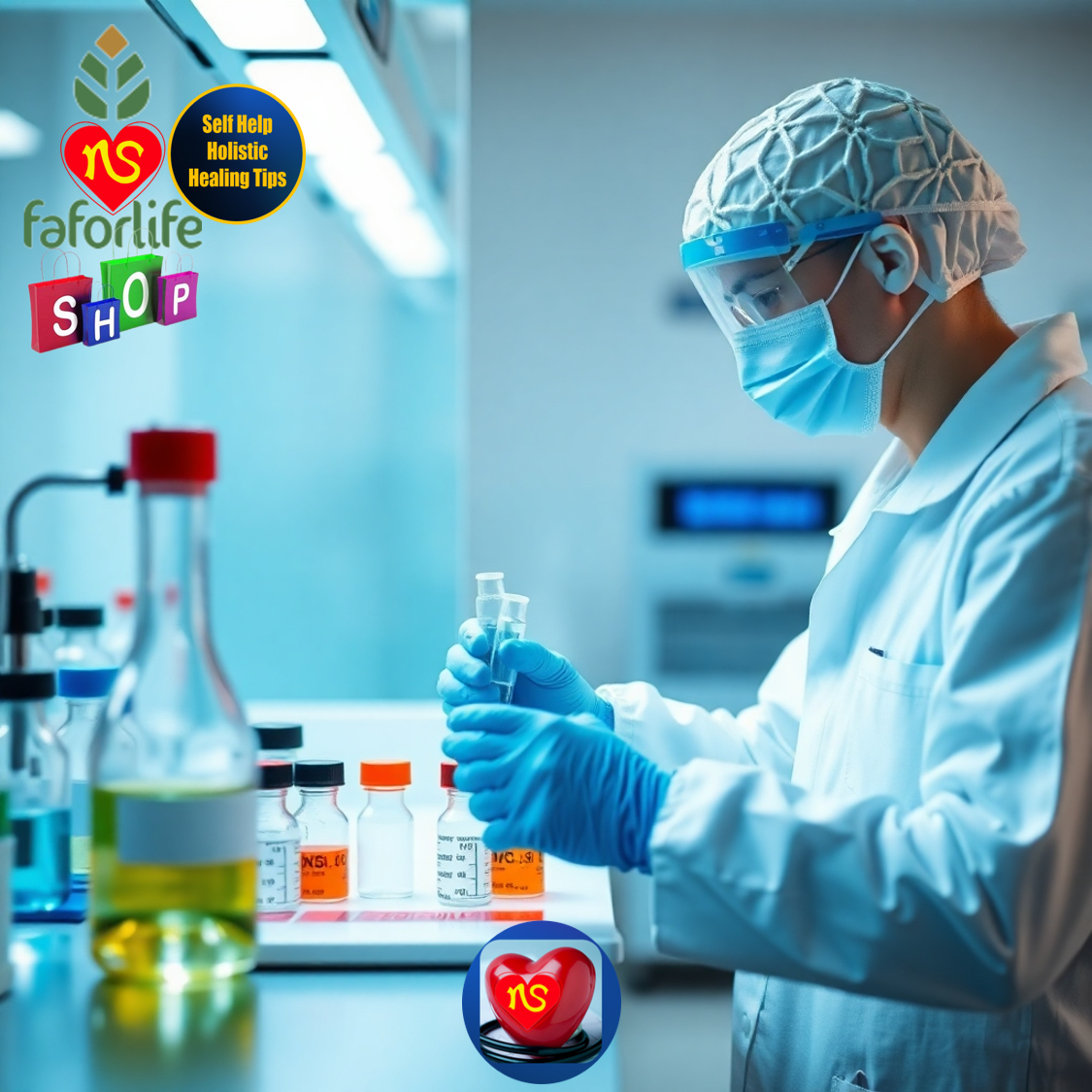 Create an image illustrating the testing of samples in a laboratory. The lighting should be bright and sterile. 4K resolution.