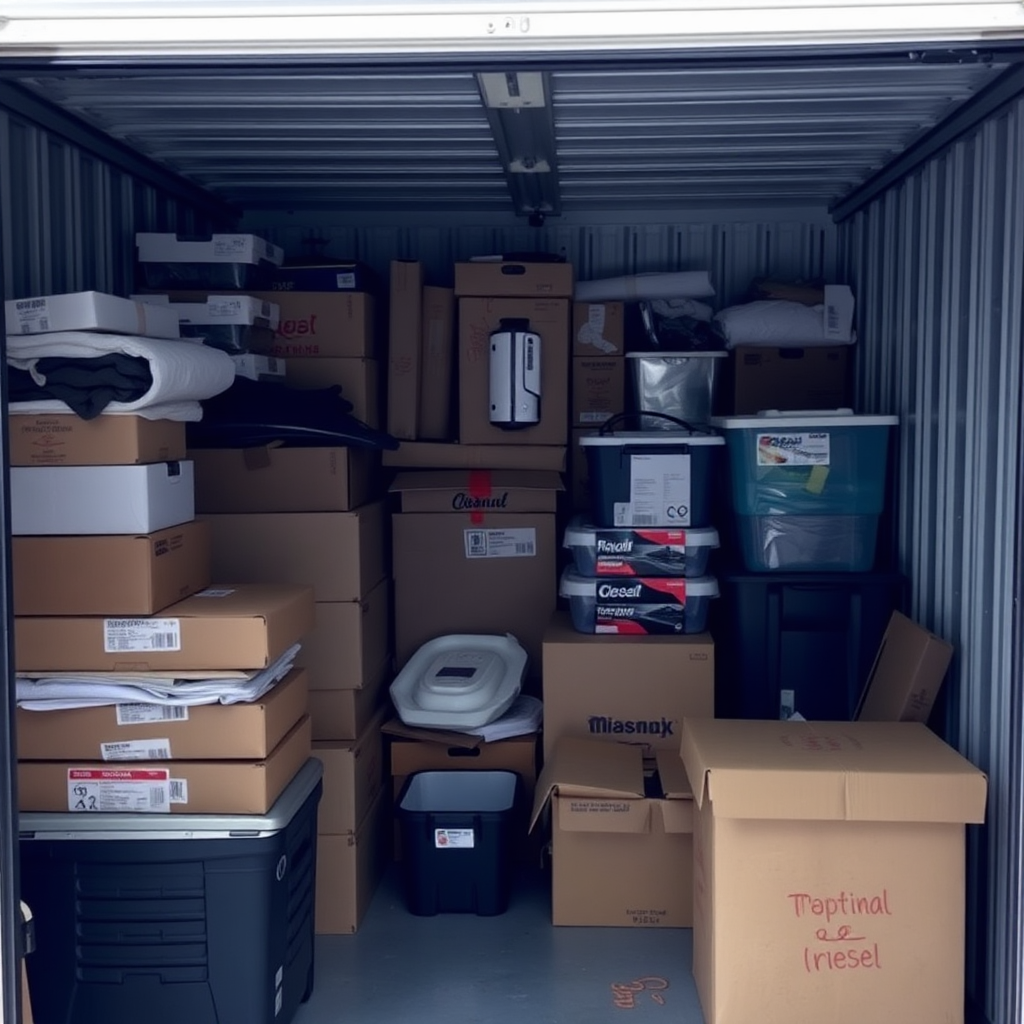 Storage unit cleanout