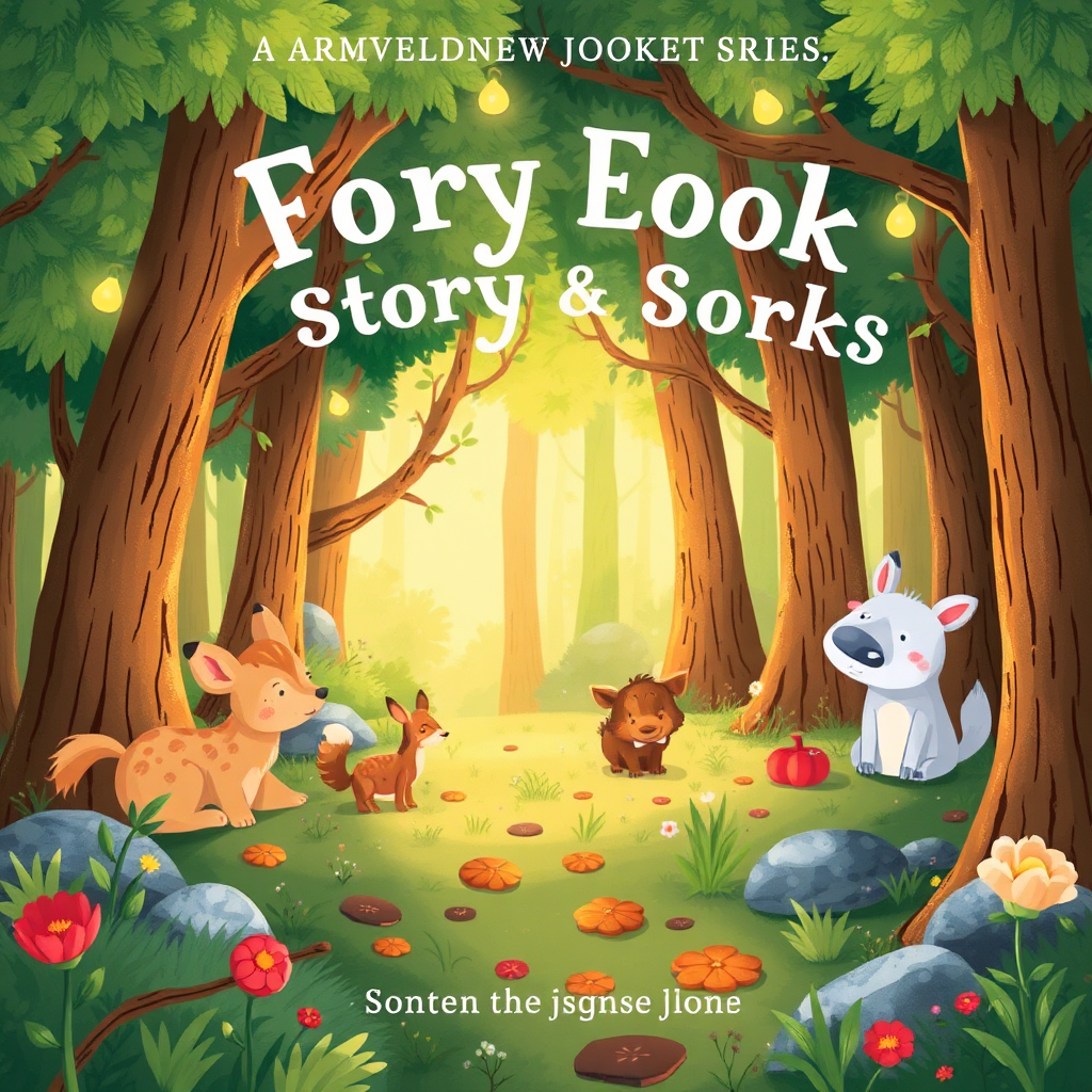 Storybook cover illustration
