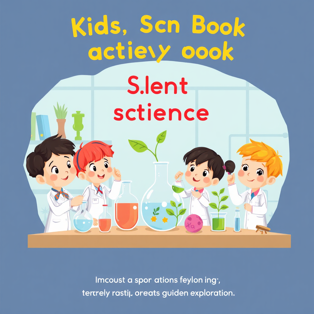 Science activity book cover