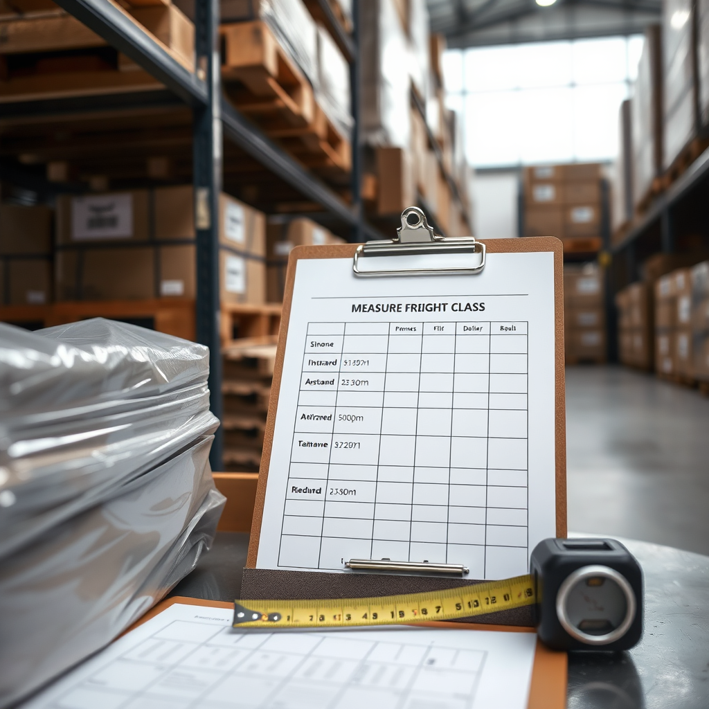 Pallets and freight class worksheet