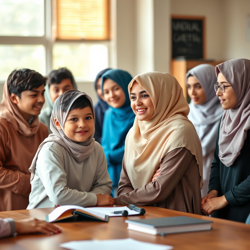 Students engaged in learning