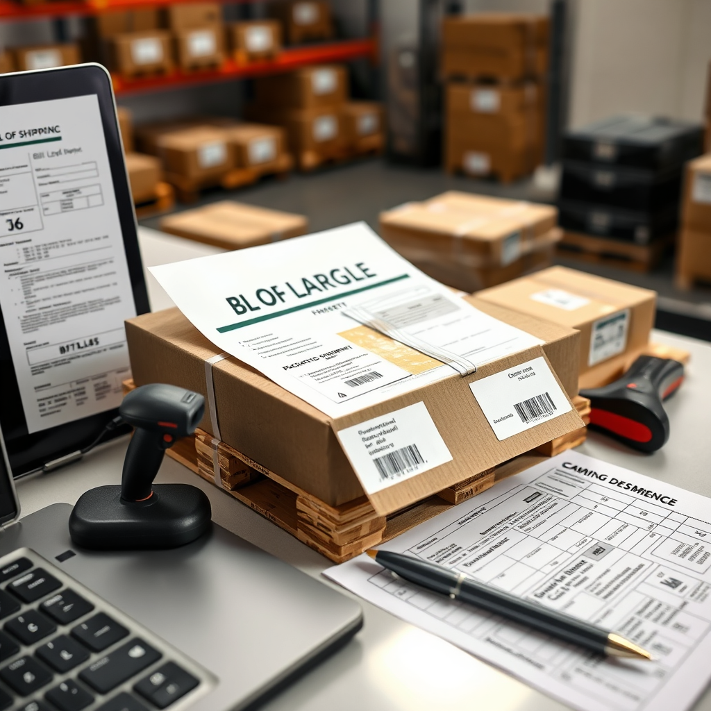 Carrier documentation and pallet labels