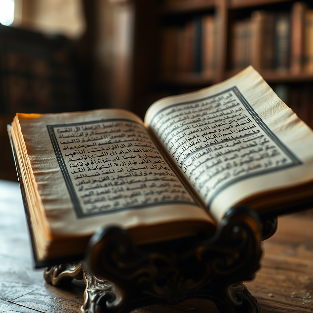 Illuminated Classical Arabic Manuscript