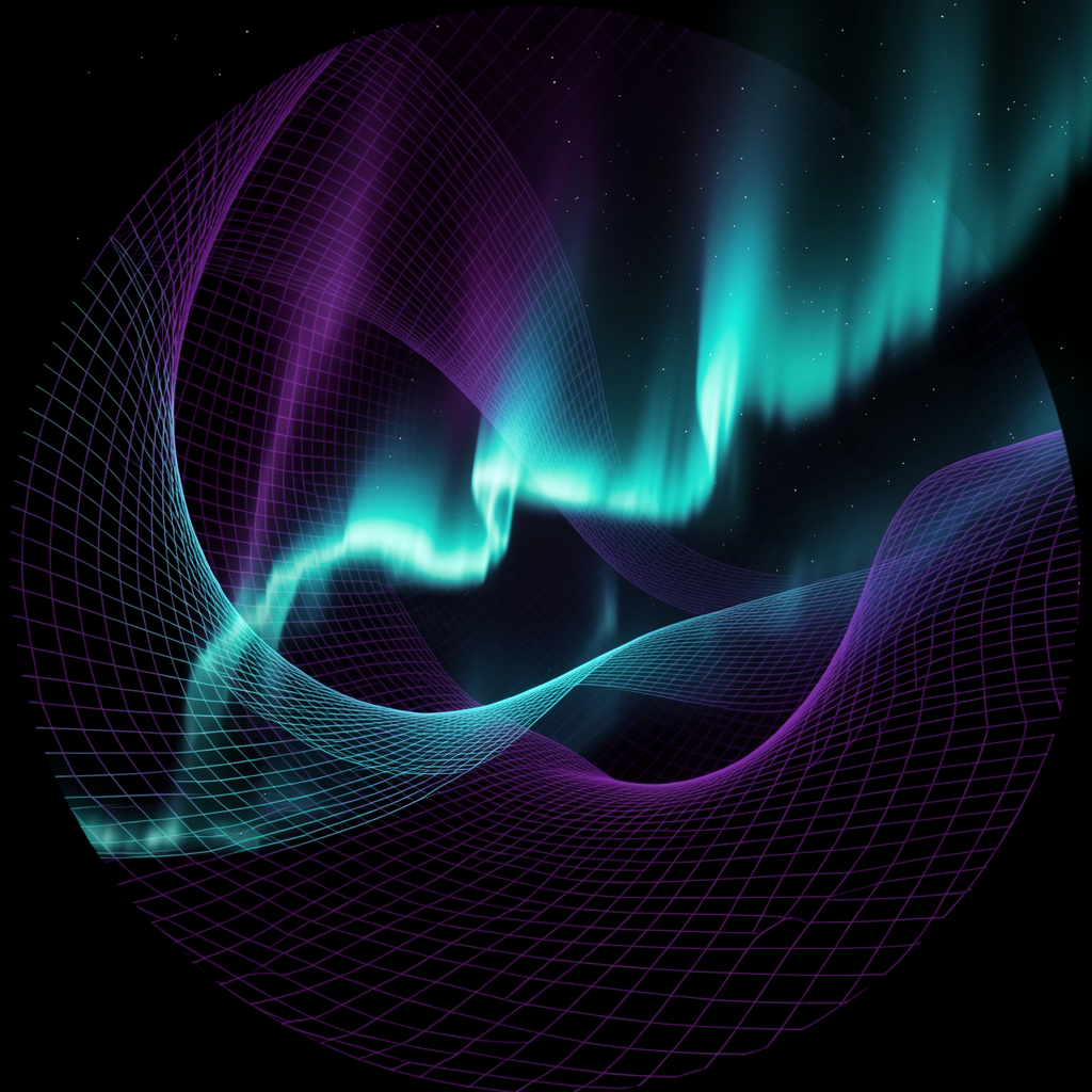 Aurora Mesh Visual Background
