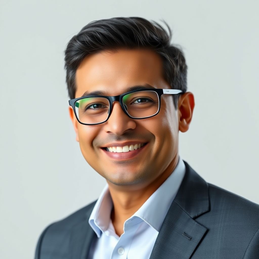 Portrait of Masood Ahmad Alvi