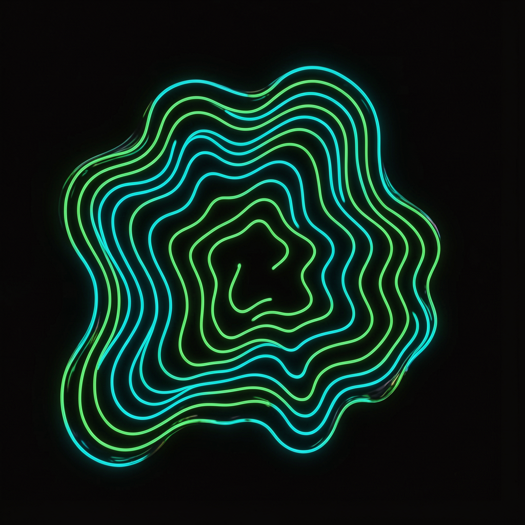 Topographic Liquid Contours
