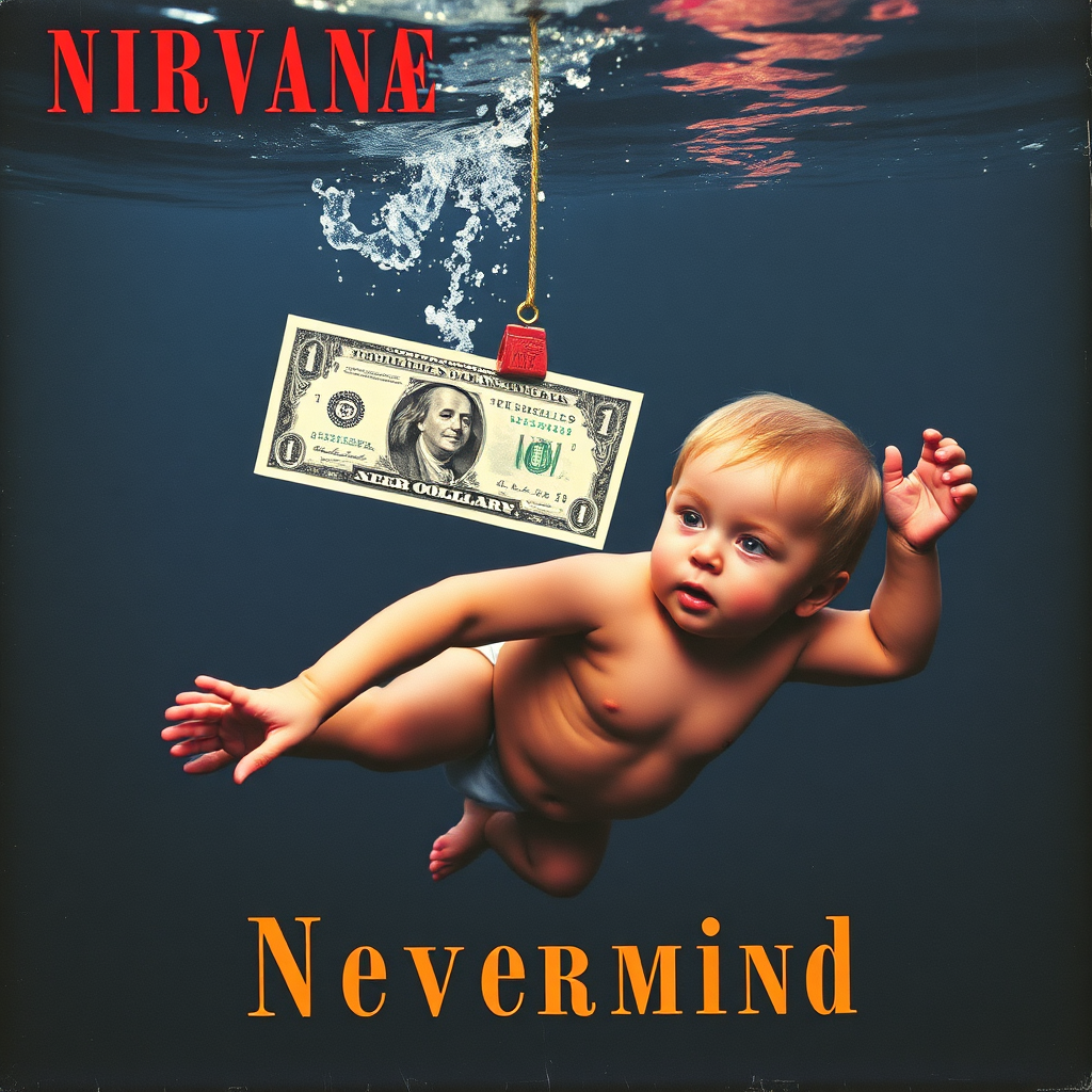 Nirvana Nevermind Album Cover