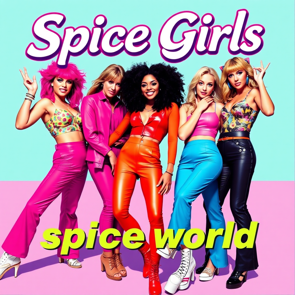 Spice Girls Spice World Album Cover