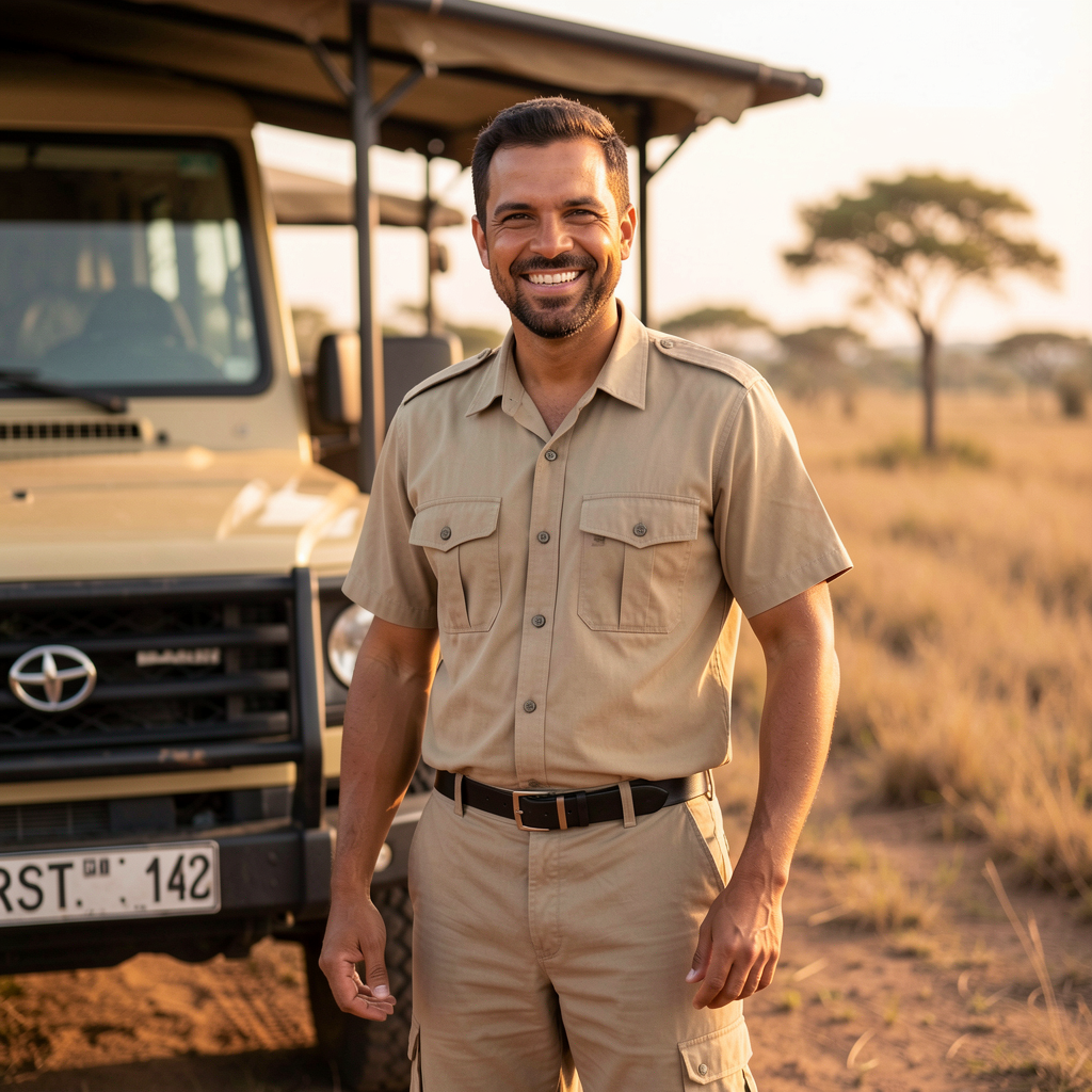 Safari guide in Botswana
